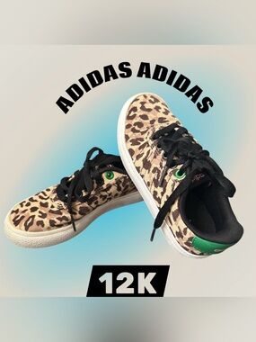 adidas Girls' 12K Sneakers with Animal Print.